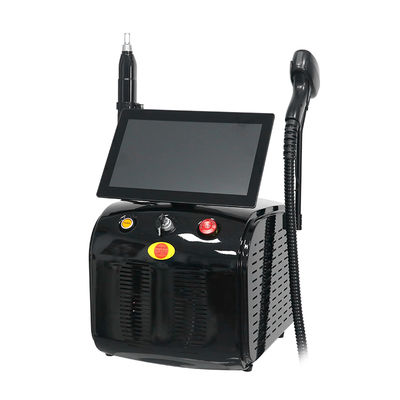 工場価格 ソプラノチタン 2 in 1 ダイオード Nd YAG レーザー 脱毛およびタトゥー除去機 デスクトップ美容機器