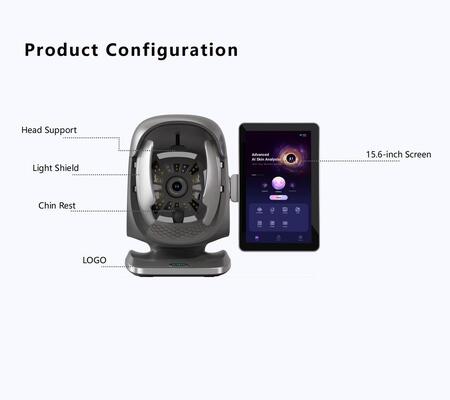AI 毛穴 シワ 肌分析機 15.6インチ HD スキャナー サロン フェイシャル診断 美容器