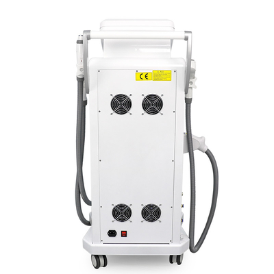 2つのスクリーン 3 in 1 多機能 RF フェイスリフティング Nd Yag レーザー タトゥー除去 OPT IPL 脱毛機