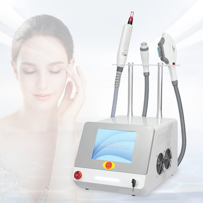 OEM脱毛 タトゥー脱毛 肌を締めくくるマシン 3 ハンドル RF エライト IPL Nd Yag Laser 5 イン 1 マルチ機能美容器