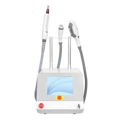 OEM脱毛 タトゥー脱毛 肌を締めくくるマシン 3 ハンドル RF エライト IPL Nd Yag Laser 5 イン 1 マルチ機能美容器
