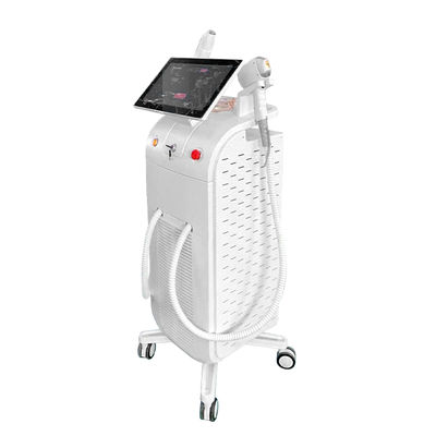 Diode Hair Removal Machine Platinum Titanium Maquina De Depilacion Ice Laser 755 808 1064nm With Pico Nd Yag Laser Handle