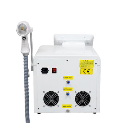 ポータブル無痛808レーザー脱毛 2 in 1ダイオードレーザー脱毛ピコ秒機