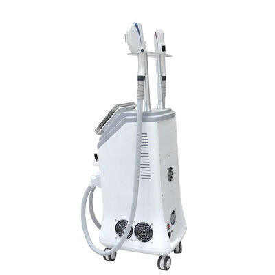 2 handle laser Beauty Machine Vertical laser hair removal machine Laser mole removal Multi-handle laser machine