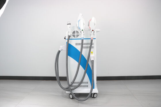 4 in1 Multi-functional Laser Beauty machine Magneto-optics light Vertical four handles Hair Removal Laser Painless Safe Hair Removal Laser Tattoo Removal RF machine