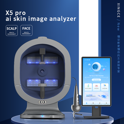 X5 Pro AI スキン スキャナー 21 インチ マルチスペクトル フェイシャル サロン テスト機器