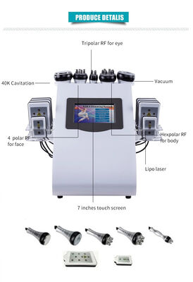 RF＆EMS搭載 6-in-1 吸引キャビテーション痩身マシン ボディメイキング、脂肪減少、肌の引き締めに