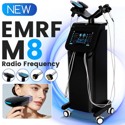 2026 最新の 4 in 1 EMRF M8 ゴールド 肌の若返し 肌の締め付けのための微小ニードリング顔機械